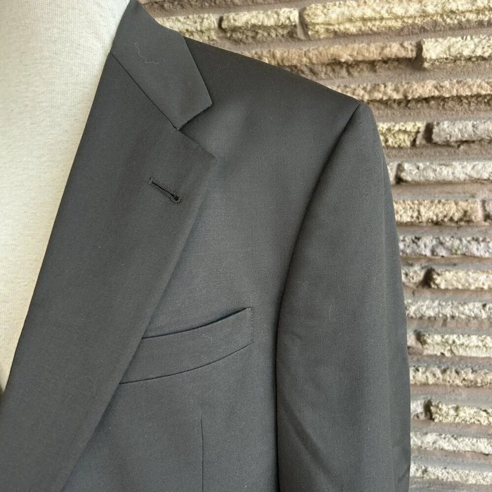 Hart Schaffner & Marx Gold Trumpeter Brown Wool Sports Coat Blazer Size 40R